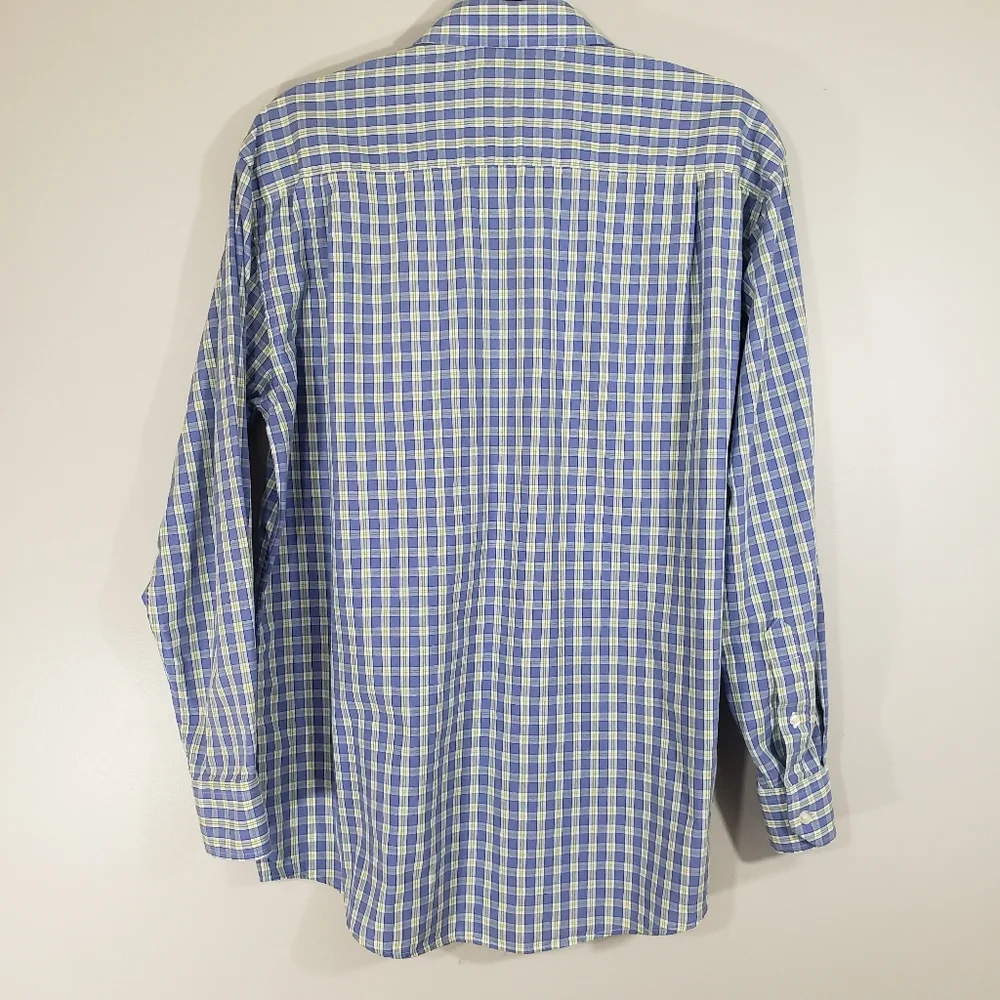NAUTICA men's plaid button down shirt Sz 15.5
